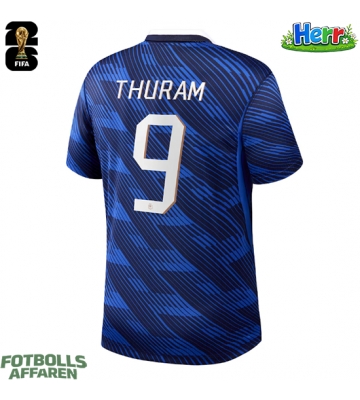 Frankrike Marcus Thuram #9 Hemmatröja VM 2026 Kortärmad